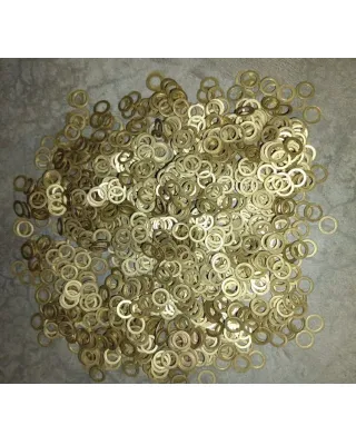 Solid Ring Pack 6 MM Brass Washer